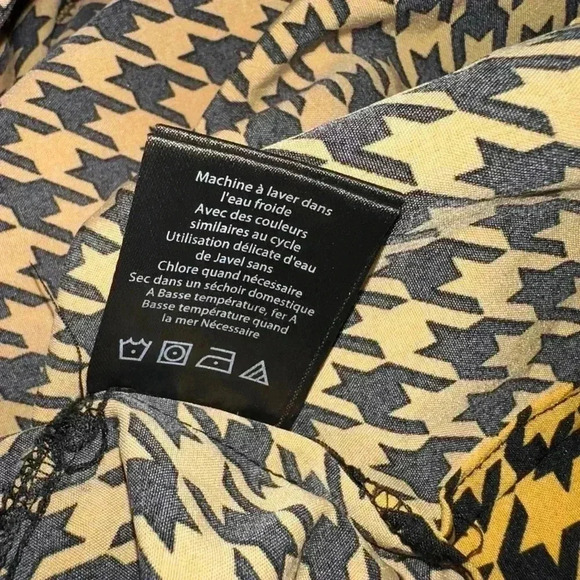 Harve Bernard Blouse for Women, M, Yellow & Black - Picture 8 of 11